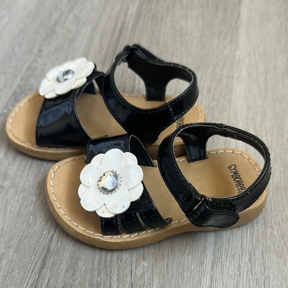 Gymboree Black and White Kids Moccasins